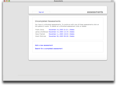 An image of the Anasthesia Pre-Operative Assessment website