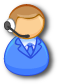 A cartoon person